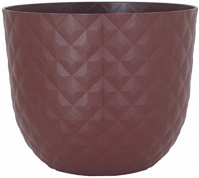 Горщик пластиковий Artevasi Havana Tropical Clay круглий 13,5л теракот