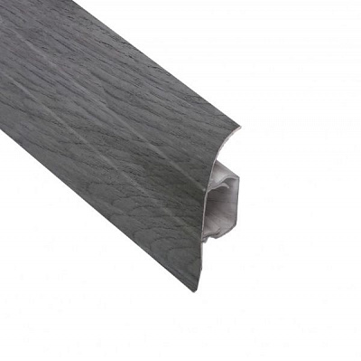 Плинтус ПВХ TIS дуб серый 18х56х2500 мм 