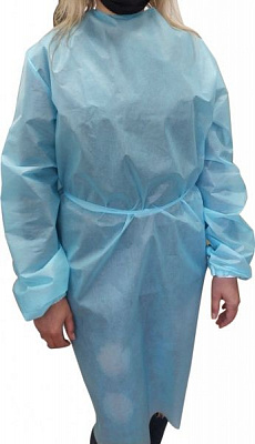Халат одноразовый нестерильный рост универсальный