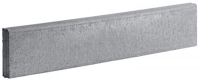 Поребрик 80x1000x200 мм сірий Моноліт-Брук