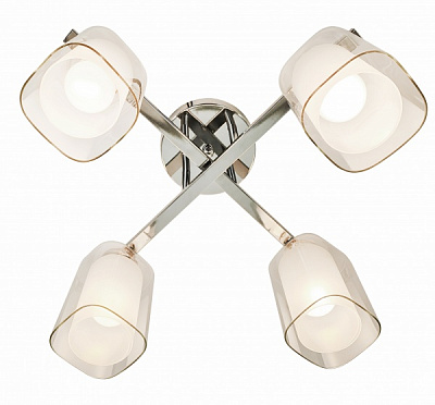 Світильник стельовий Victoria Lighting 4x60 Вт E27 хром Artur/PL4 chrome