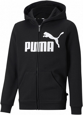 Джемпер Puma ESS BIG LOGO FZ HOODIE FL B 58696701 р.164 черный
