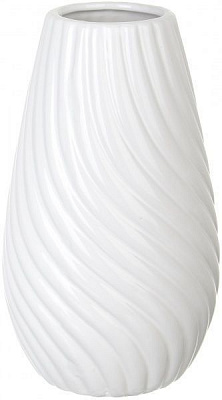 Ваза 12,5x22 см біла Dehua
