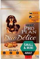 Корм Purina Pro Plan Duo Delice Adult Small & Mini с говядиной 2,5 кг