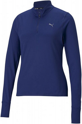 Футболка Puma RUN FAV 1 4 ZIP 52018412 XS синий