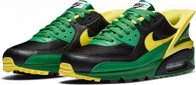 Кросівки Nike Air Max 90 FlyEase CZ4270-001 р.US 9 чорно-зелений