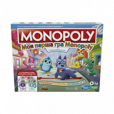 Гра настільна Hasbro Моя перша монополія F4436