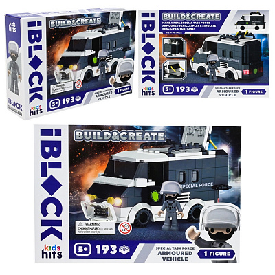 Игрушка-конструктор Shantou Kids hits IBLOCK JUNIOR 193 дет. KH42/003/2