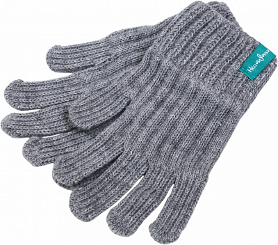 Рукавиці HW для хлопчиків р.14-16 світло-сірий