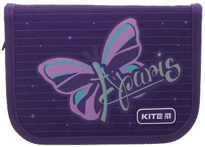 Пенал шкільний без наповнення K19-622-15 Purple KITE фіолетовий