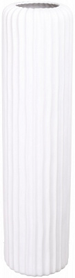 Ваза керамічна білий Кіркенес 19,5х78 см