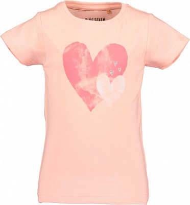 Футболка для девочек Blue Seven Сердечко ТМ р.122 дыня 702260 X * 98 