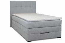 Кровать Мебель Прогресс ДЖИП 100x200 см светло-серый 