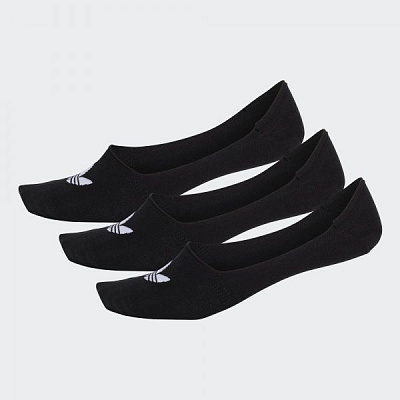 Носки Adidas NO SHOW SOCK 3P DW4132 черный р.43-46
