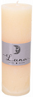Свеча Рустик цилиндр Ivory C5516-7401 Luna
