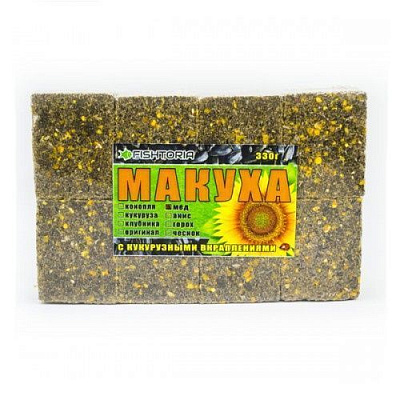 Макуха Fishtoria ПРЕСОВАНА З ВКРАПЛЕННЯМИ (8ШТ) 330 г мед