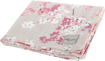 Скатерть Сакура цветок 40x140 см розовый La Nuit 