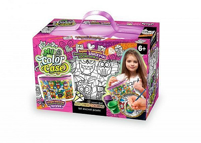 Ігровий набір Danko Toys My Color Case косметичка-розмальовка укр. № 5 Сови CОC-01-05U