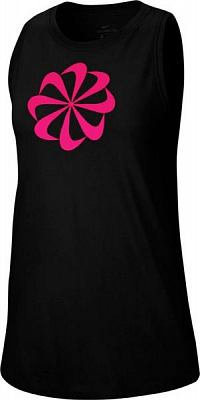Футболка Nike W NK DRY TANK DFC ICON CLASH CV5246-010 S черный