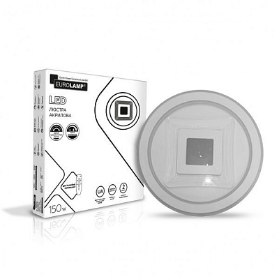 Люстра светодиодная Eurolamp A12 с пультом ДУ 150 Вт белый LED-LR-150-A12 