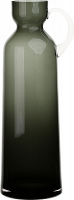 Ваза скляна зелена Bottle d18 h55 см Wrzesniak Glassworks