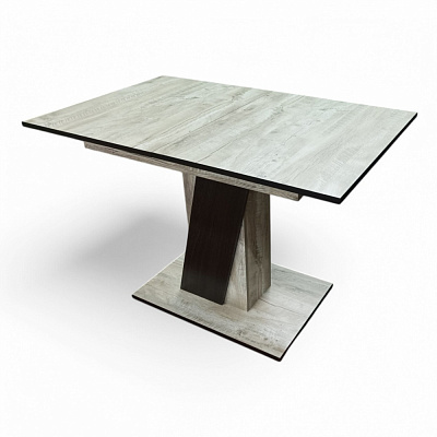 Стол обеденный 1100(1450)x700x750мм дуб клондайк/дуб клондайк/венге