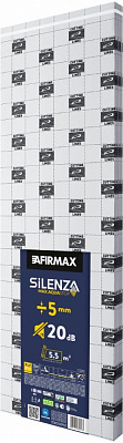 Подложка изоляционная AFIRMAX Silenza Max Aquastop 5мм/5,5 кв.м