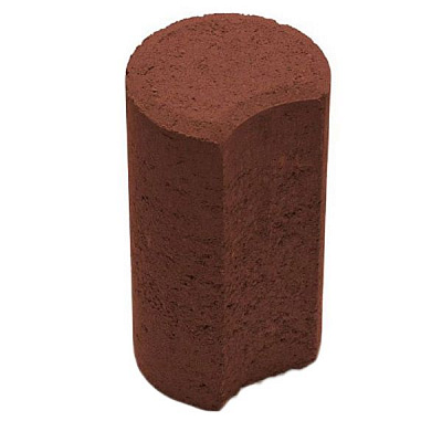 Стовпчик Ринг 120x120x250 мм вишня