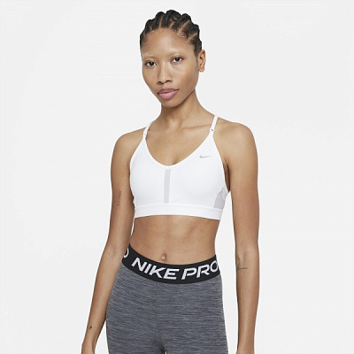 Бра Nike W NK INDY BRA V-NECK CZ4456-100 р.S белый