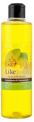Гель для душа ElenSee Like Juice Карамбола и гамомелис 390 мл