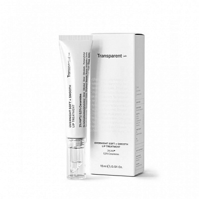 Бальзам для губ TRANSPARENT-LAB Overnight Soft + Smooth Treatment 15 мл