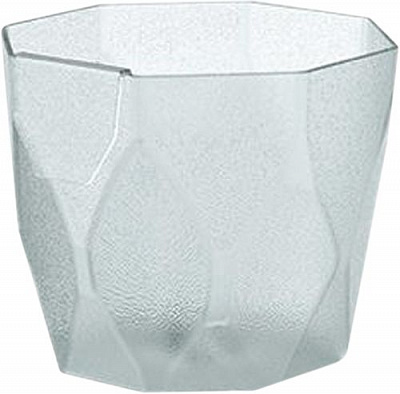 Кашпо пластиковое Prosperplast Rocka P круглый 1л прозрачный (70995-429) 