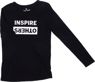 Футболка для девочек LINCOLN&SHARKS 4H3905 р.164 черный 