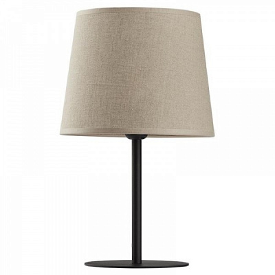 Настільна лампа декоративна TK Lighting Chicago 1PL-5150 1x15 Вт E27 чорний льон