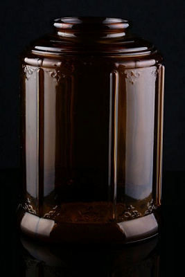 Ваза Lіterna Bohemian 36 см топаз San Miguel