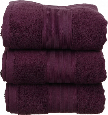 Рушник 011 Plum 70x140 см сливовий ABC