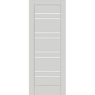 Дверное полотно ОМиС Rino 01 ПО 800 мм светло-серый silk matt 
