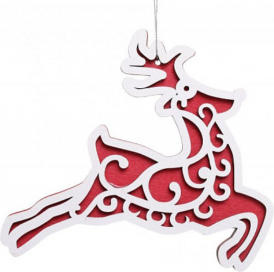 Подвеска Олень ажурный 16 см 