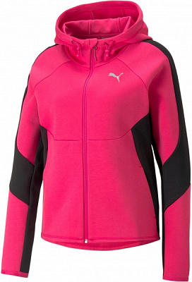 Джемпер Puma EVOSTRIPE FULL-ZIP HOODIE 67308564 р. S рожевий