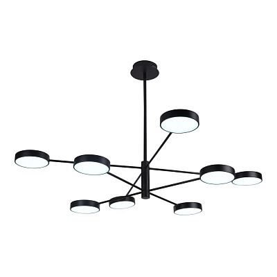 Люстра Miorro LED Fiori 8x11,5 Вт LED-модуль черный 51-313-003