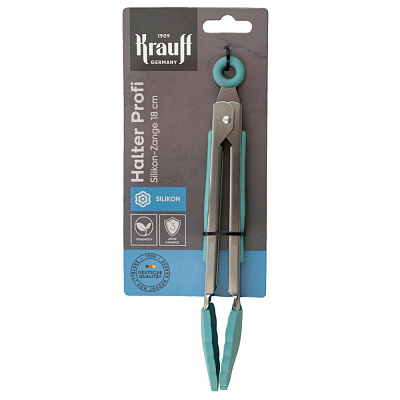 Щипцы кухонные Halter Profi 20,5 см бирюзовый 29-305-119 Krauff