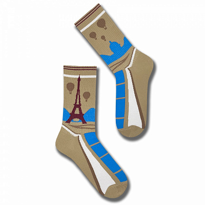 Носки женские Premier Socks Премиум EXCLUSIVE Paris р.23-25 разноцветный