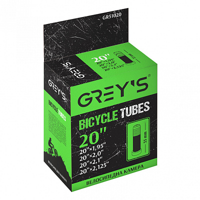 Камера 20x1,95/2,125 AV 35 мм GR51020 черный