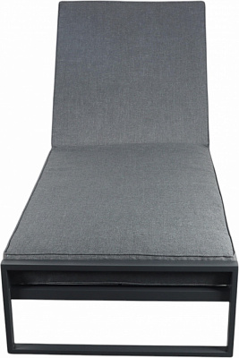 Шезлонг Indigo EPR-250409 75x210 см графит