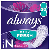 Прокладки щоденні Always Daily Fresh Normal Свіжий аромат 30 шт.