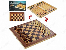 Игра настольная Шахматы деревянные Limotoy 63011