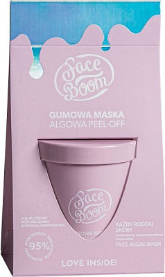 Маска альгинатная Bielenda Faceboom с морскими водорослями увлажняющая 12 г