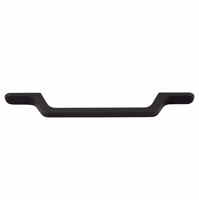 Меблева ручка накладна Comit P642008312 128 мм чорний матовий