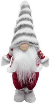 Декорация новогодняя Гном стоящий 58 см