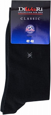 Шкарпетки Diwari CLASSIC 006 р. 27 чорний